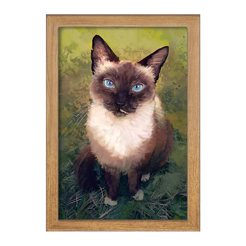 تابلو خندالو مدل گربه کد F9330