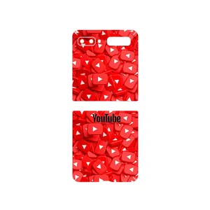 MAHOOT Youtube Cover Sticker for Samsung Galaxy Z Flip