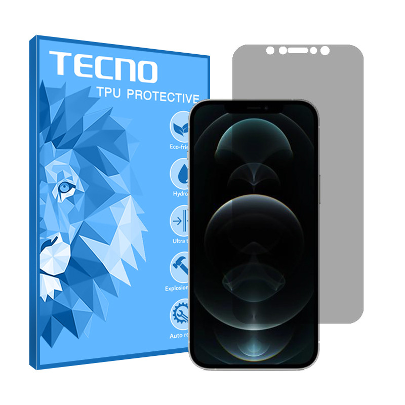 محافظ صفحه نمایش حریم شخصی تکنو مدل HyPRV مناسب برای گوشی موبایل اپل iPhone 12 Pro Max