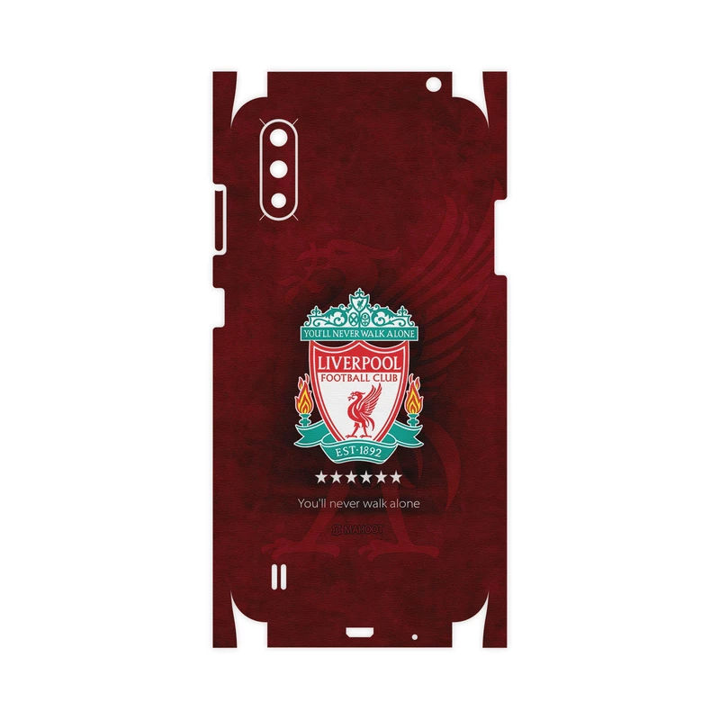 برچسب پوششی ماهوت مدل Liverpool-FC-FullSkin مناسب برای گوشی موبایل سامسونگ Galaxy A01