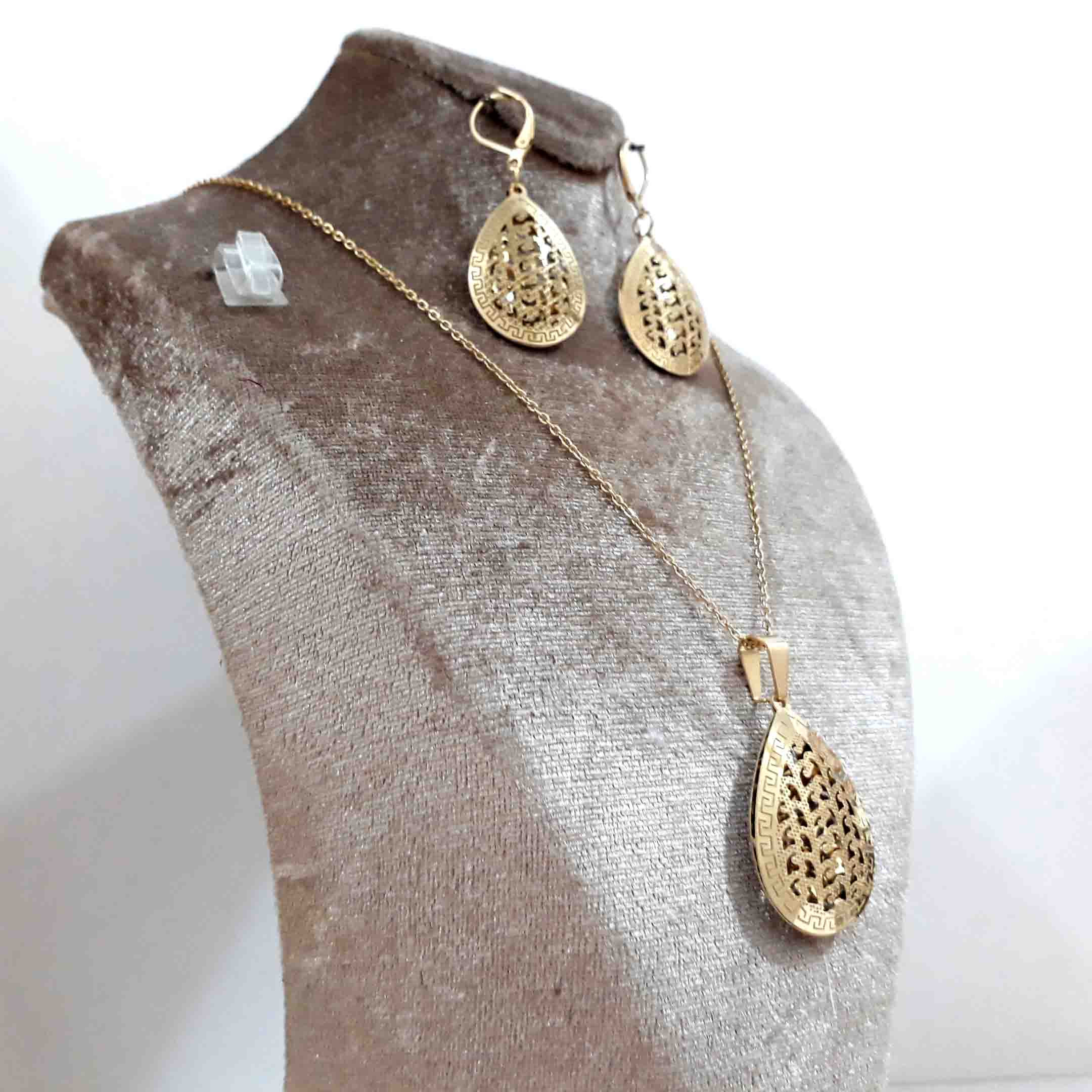 نیم ست زنانه مدل اشک کد 010