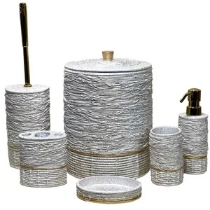 ست سرویس بهداشتی 6 پارچه مدل مارپیچ