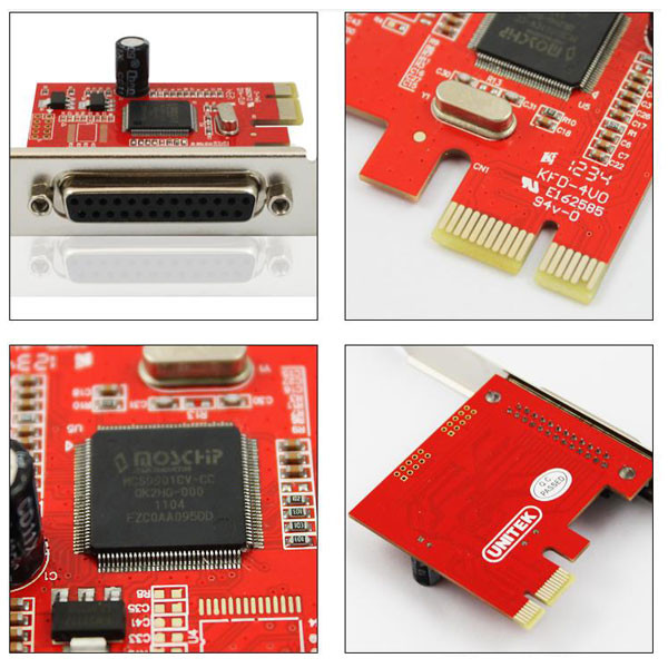 کارت تبدیل PCI به Parallel یونیتک مدل Y-7507