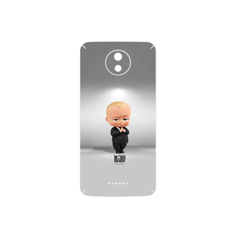 برچسب پوششی ماهوت مدل The Boss Baby مناسب برای گوشی موبایل موتورولا Moto C Plus