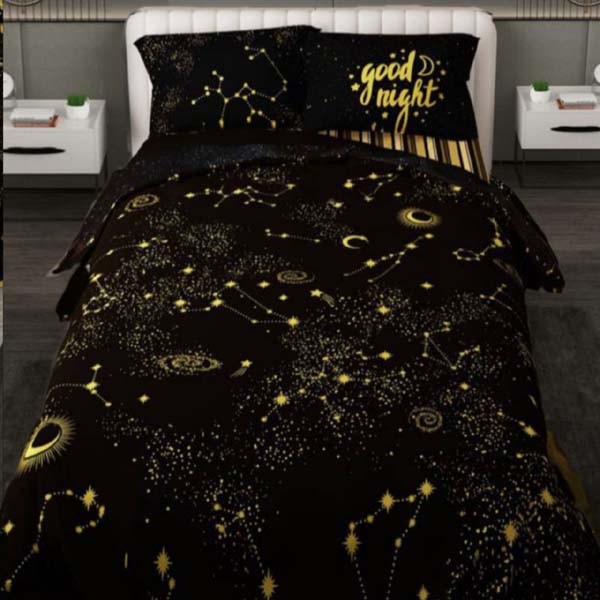 سرویس خواب مدل کهکشان کد 1011 یکنفره 4 تکه