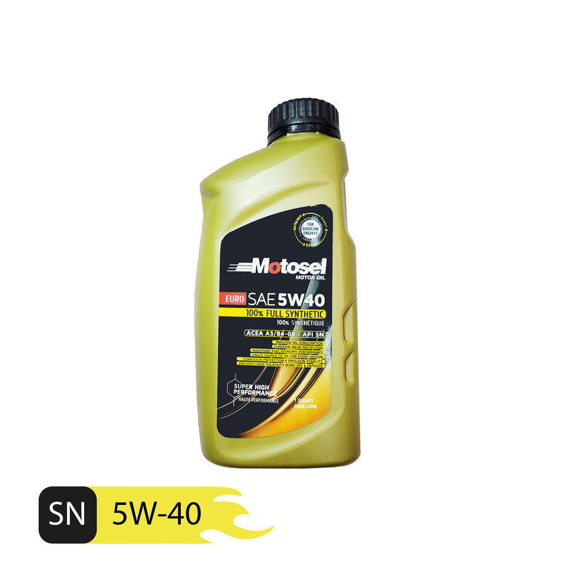 روغن موتور خودرو موتوسل مدل 5W40 SN حجم 1 لیتر