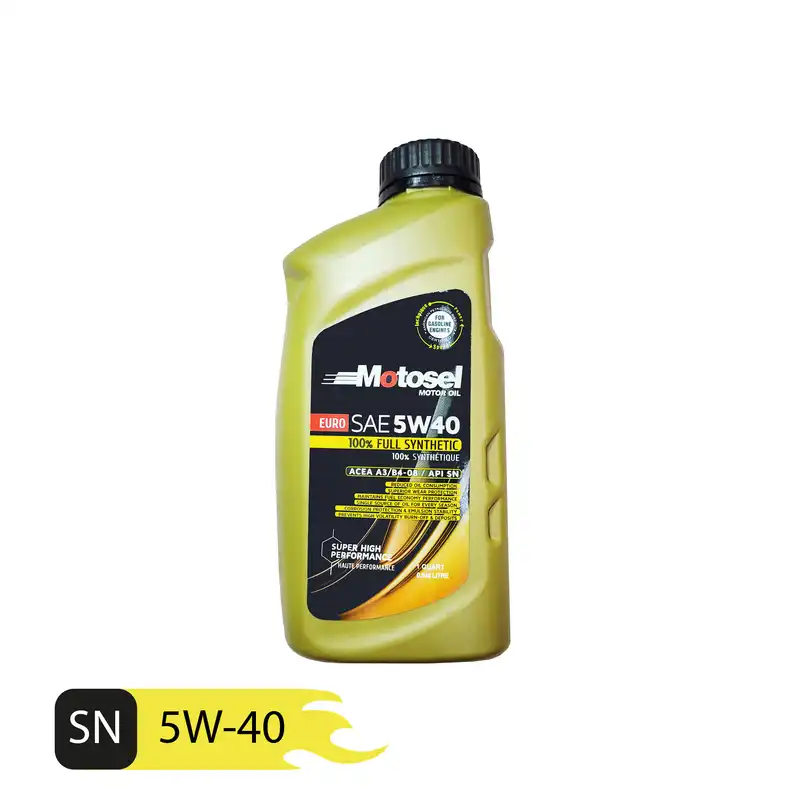 روغن موتور خودرو موتوسل مدل 5W40 SN حجم 1 لیتر