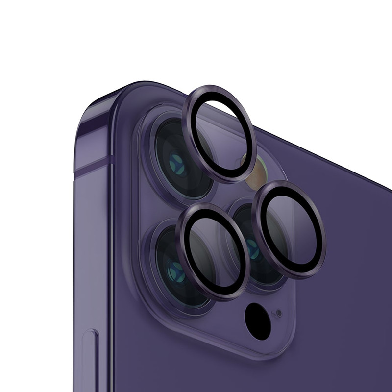 محافظ لنز دوربین مدل رینگی مناسب برای گوشی موبایل اپل Iphone 14 pro/14 promax