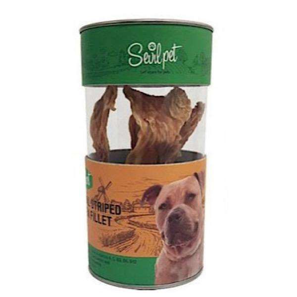 تشویقی سگ سویل پت مدل Natural Striped Chicken Fillet Snack وزن 100 گرم
