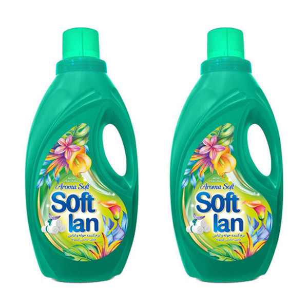 نرم کننده حوله و لباس سافتلن مدل Aroma Soft حجم 1.9 لیتر بسته 2 عددی