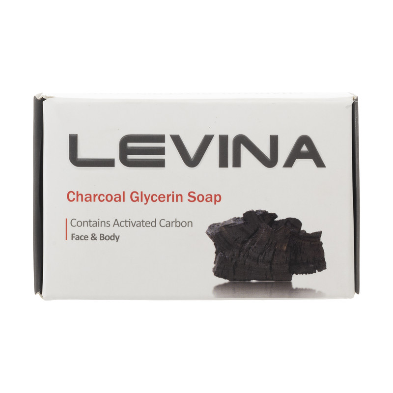 صابون گلیسیرینه لوینا مدل Charcoal وزن 120 گرم صابون گلیسیرینه لوینا مدل Charcoal وزن 120 گرم