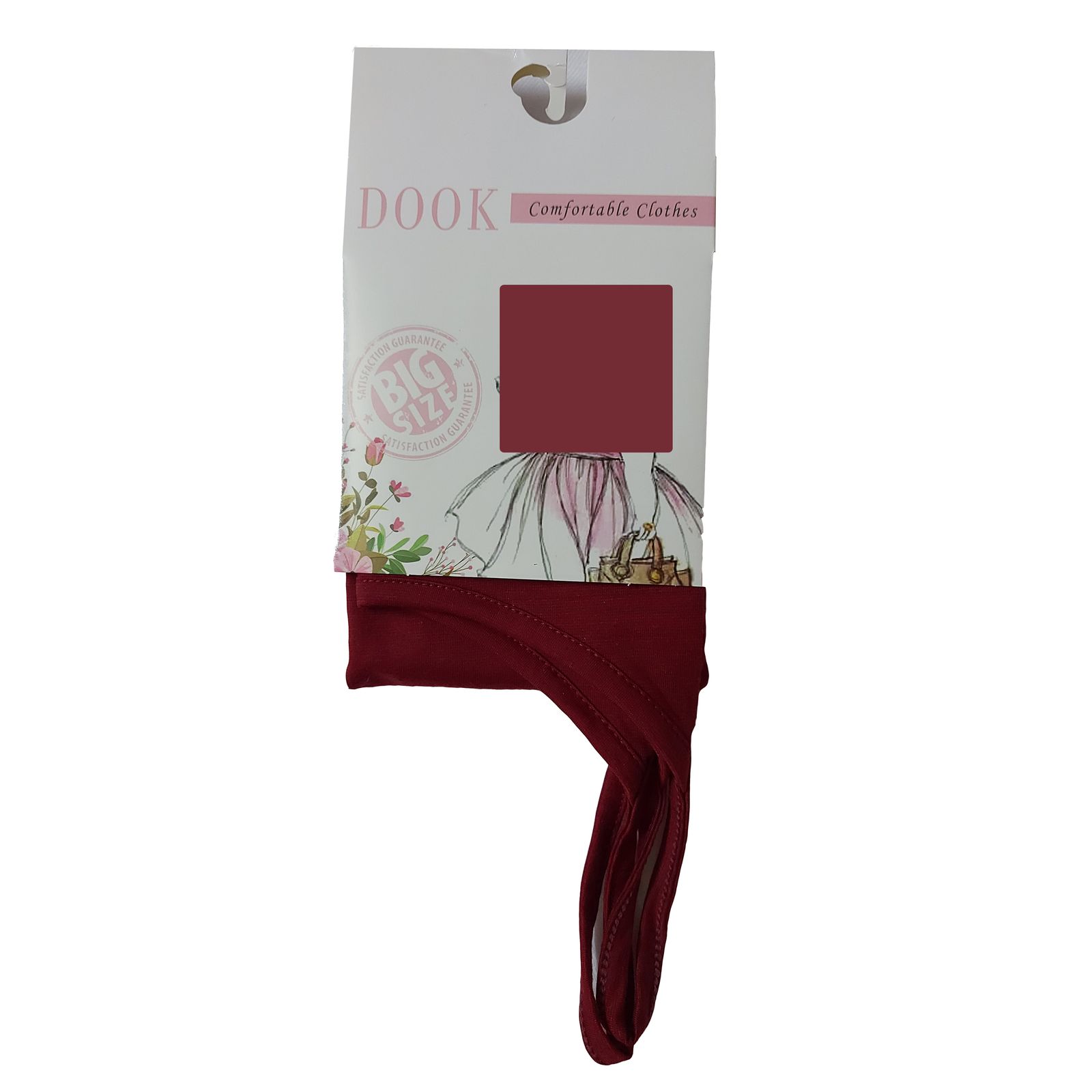 تاپ زنانه دوک مدل 6065 رنگ زرشکی  -  - 2