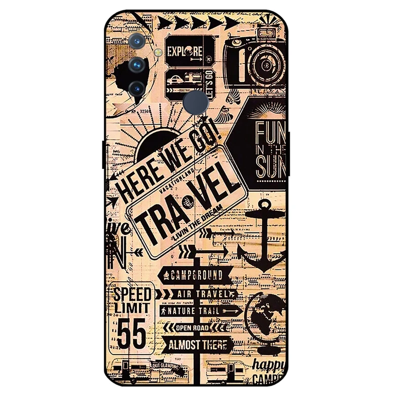 کاور مگافون طرح مسافرت مدل 8098 مناسب برای گوشی موبایل وان پلاس Nord N100 