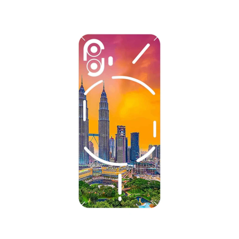 برچسب پوششی ماهوت مدل City of Kuala Lumpur مناسب برای گوشی موبایل ناتینگ Phone 2
