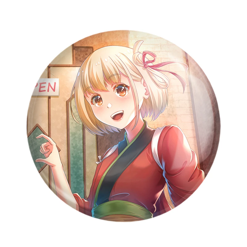 مگنت خندالو مدل چیساتو انیمه لیکوریس ریکویل Lycoris Recoil  کد 23015