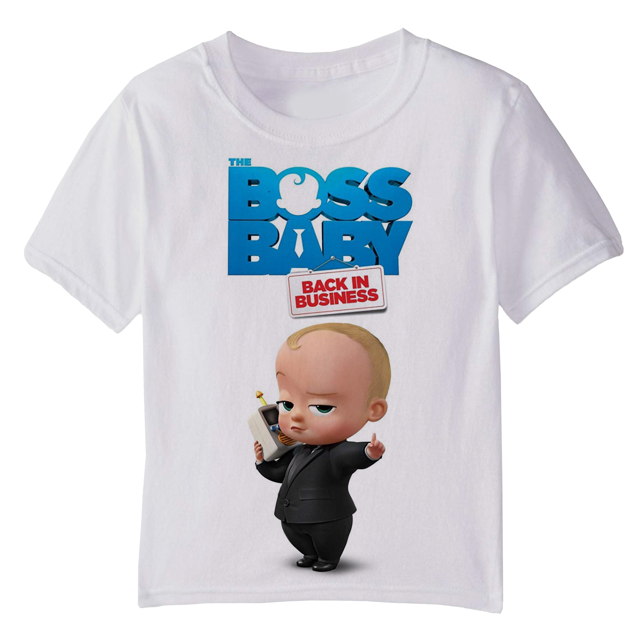 تی شرت آستین کوتاه بچگانه مدل تم تولد بچه رئیس 005