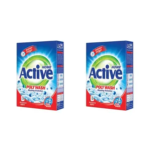 پودر رختشویی ماشین اکتیو کد 010 وزن 500 گرم مجموعه 2عددی
