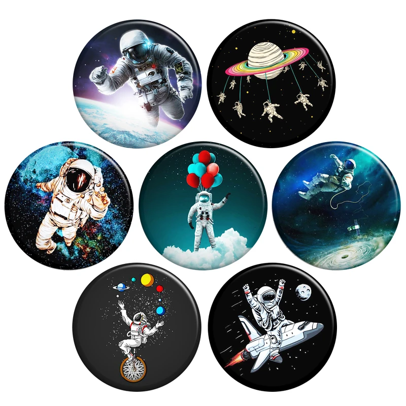 پیکسل گالری باجو طرح فضا و فضانورد کد 2 مجموعه 7 عددی