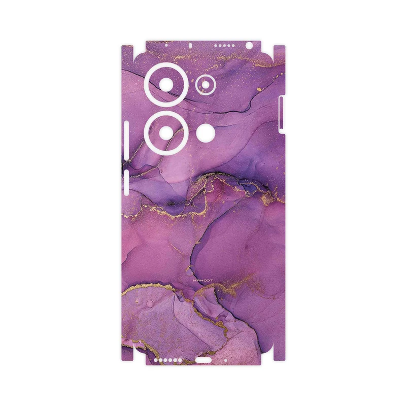 برچسب پوششی ماهوت مدل Purple Marble-FullSkin مناسب برای گوشی موبایل شیائومی Poco M6 Pro 4G