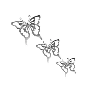 استیکر دیواری کودک مدل پروانه بسته 3 عددی