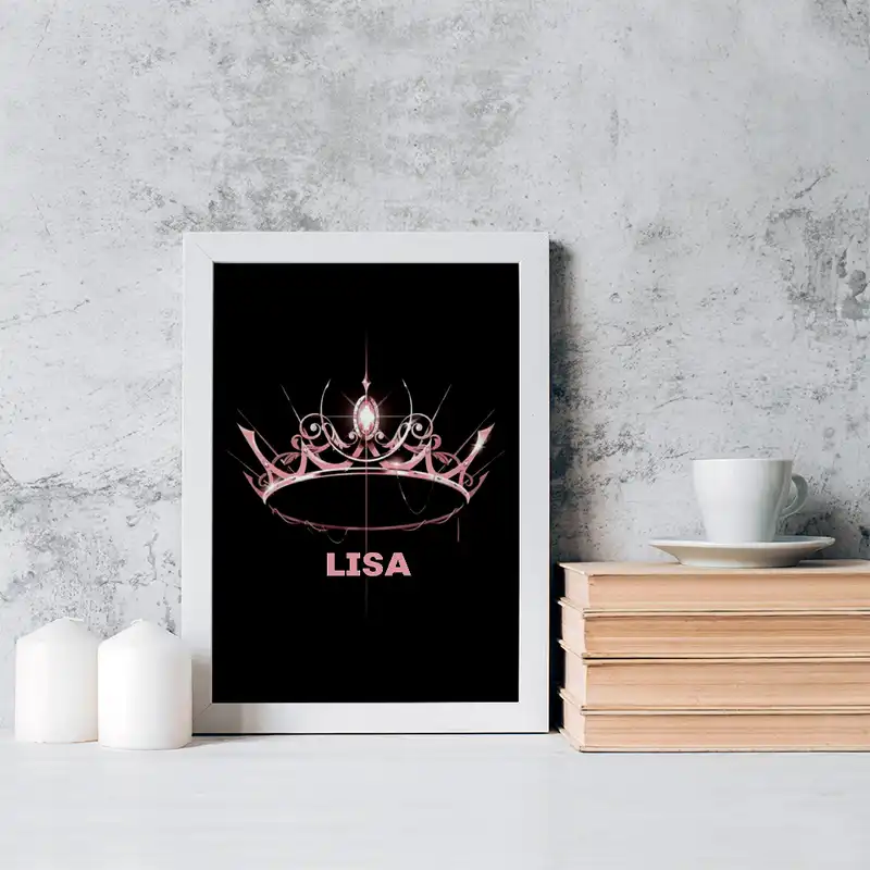 تابلو خندالو مدل لیسا گروه بلک پینک کد 16724