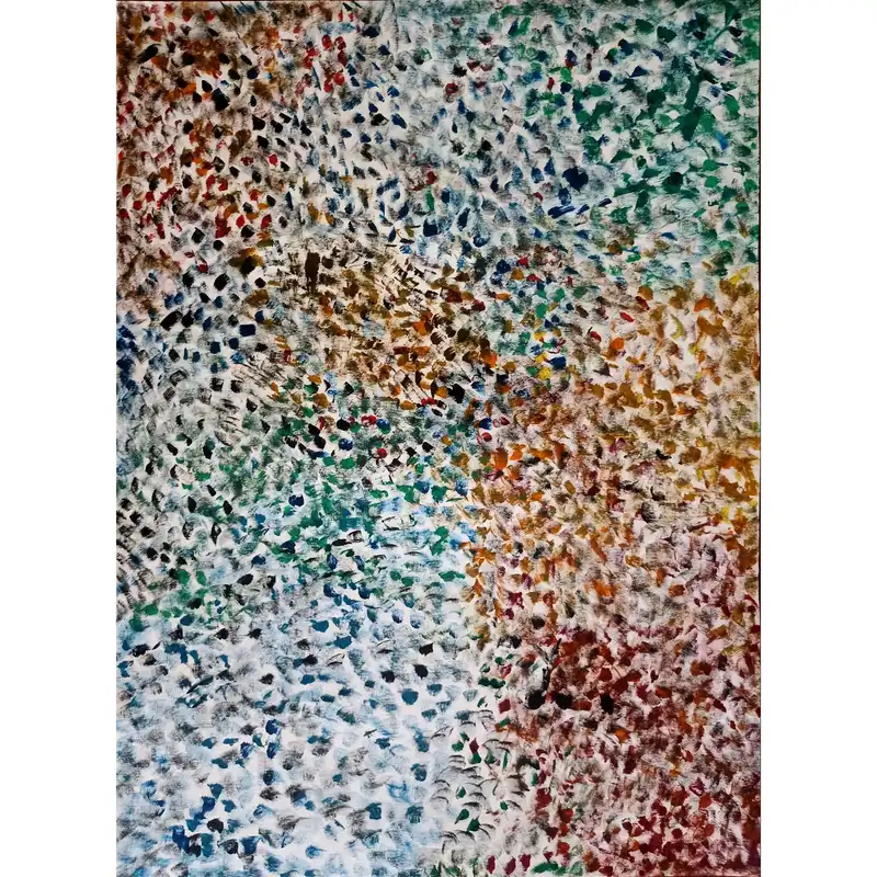 نقاشی مدل انتزاعی تکنیک رنگ روغن  آرا کد 25