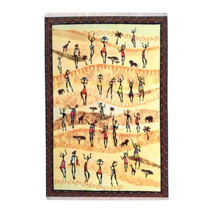 فرش ماشینی طرح کوبیسم مدل desert4
