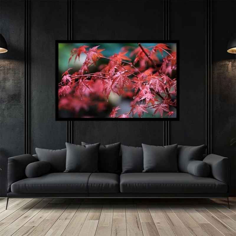 تابلو بکلیت طرح هنری و کلاسیک برگ درخت مدل B-bu5004