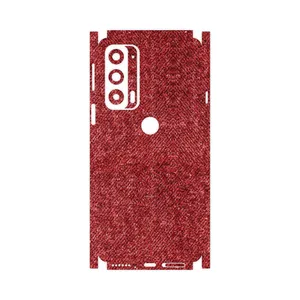 MAHOOT Fabric Texture 4-FullSkin Cover Sticker for Motorola Edge 20