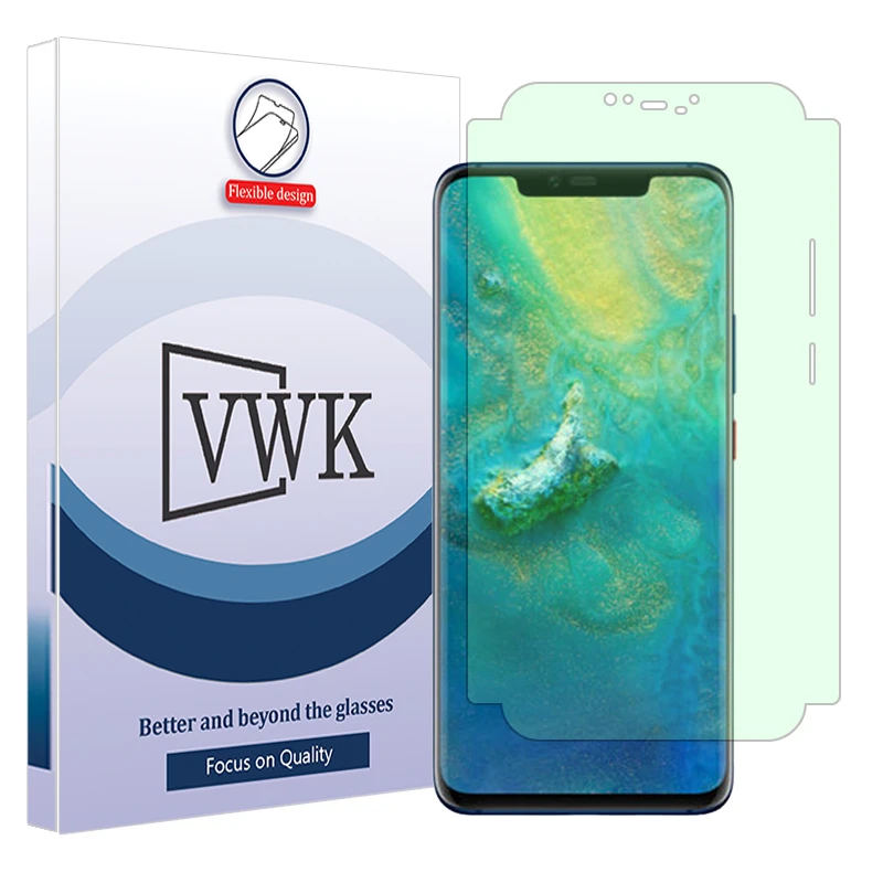محافظ صفحه نمایش آنتی گرین وی دبلیو کی مدل Eye Care مناسب برای گوشی موبایل هوآوی Mate 20 Pro