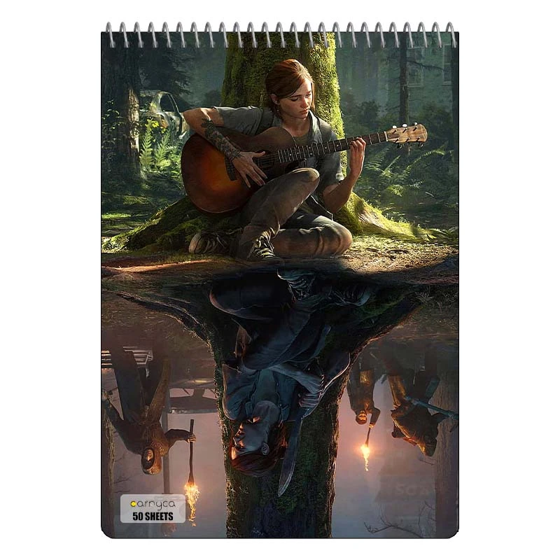 دفتر نقاشی 50 برگ سیمی کارنیکا طرح لست اف اس The Last of Us کد 70112