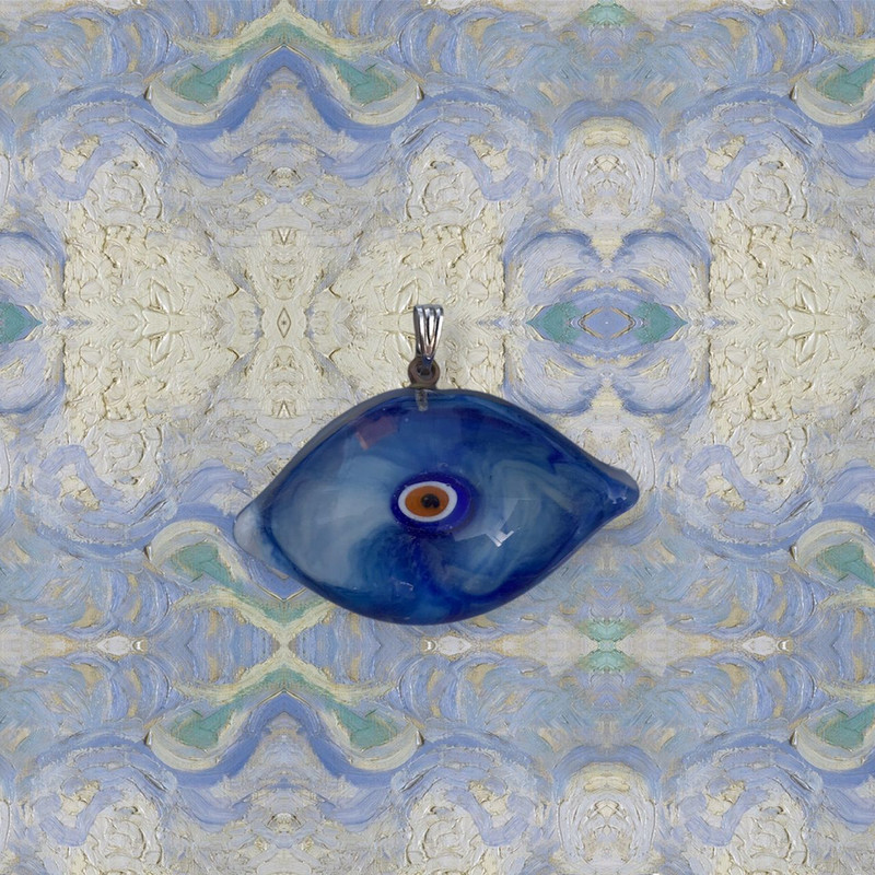 آویز گردنبند دخترانه مدل چشم نظر