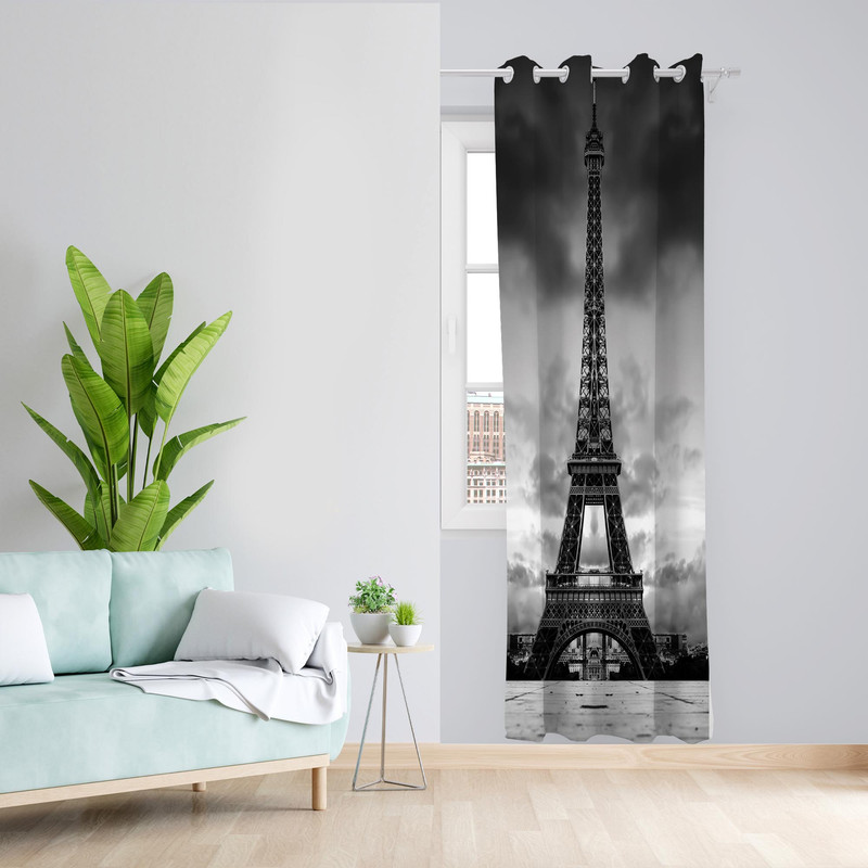 پرده مدل برج مخمل پانچی کد 1104 سایز 140x200 سانتی متر