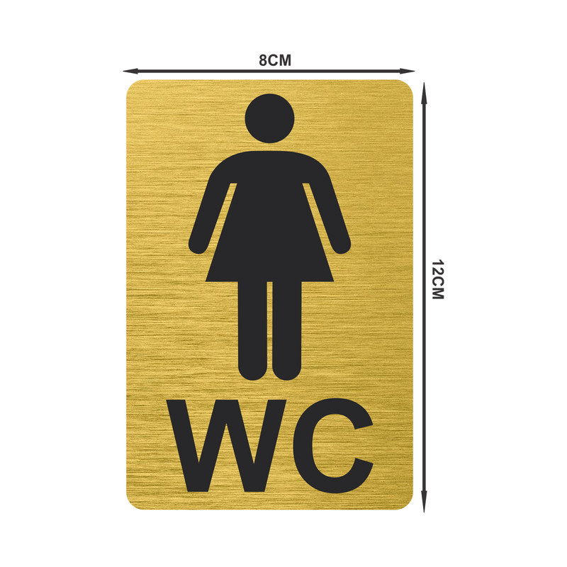 تابلو نشانگر طرح WC آقایان و بانوان مدل TR-61 مجموعه2عددی