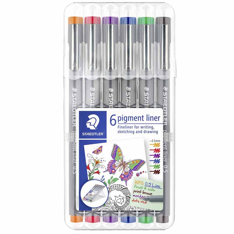 راپید استدلر مدل Pigment Liner کد 141209 بسته 6 عددی