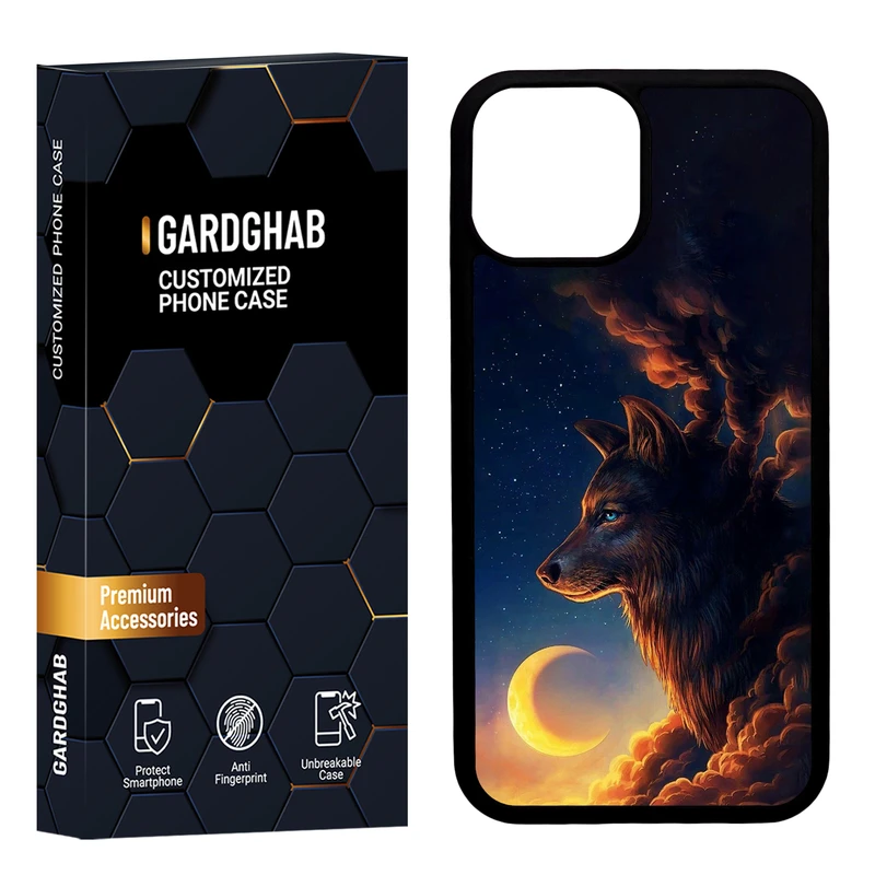 کاور گارد قاب مدل دورژله ای پشت گلس پسرانه مناسب برای گوشی موبایل اپل iPhone 13 Mini