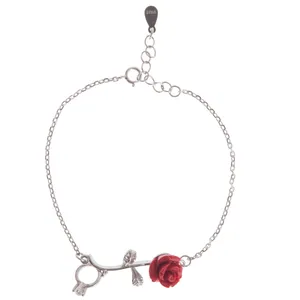 دستبند نقره زنانه کد 2396