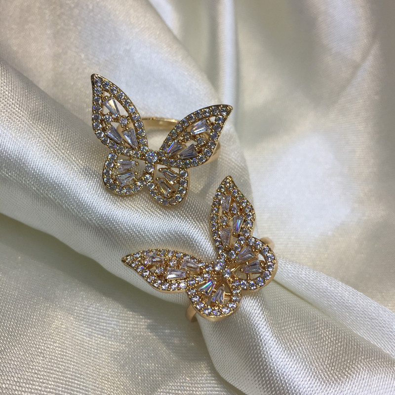 انگشتر دخترانه مدل پروانه 2 انگشتر دخترانه مدل پروانه 2