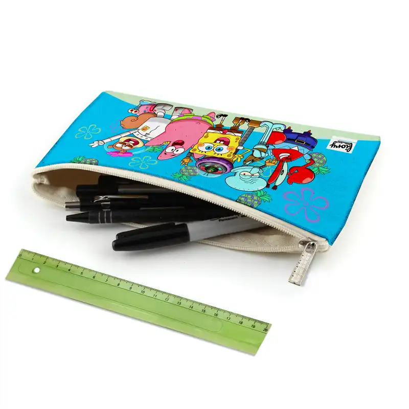 جامدادی مستر راد مدل باب اسفنجی طرح پاتریک و اختاپوس کد fiory 2033