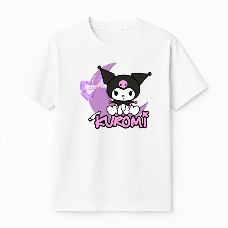 تی‌شرت آستین کوتاه دخترانه مدل کرومی کد v19 