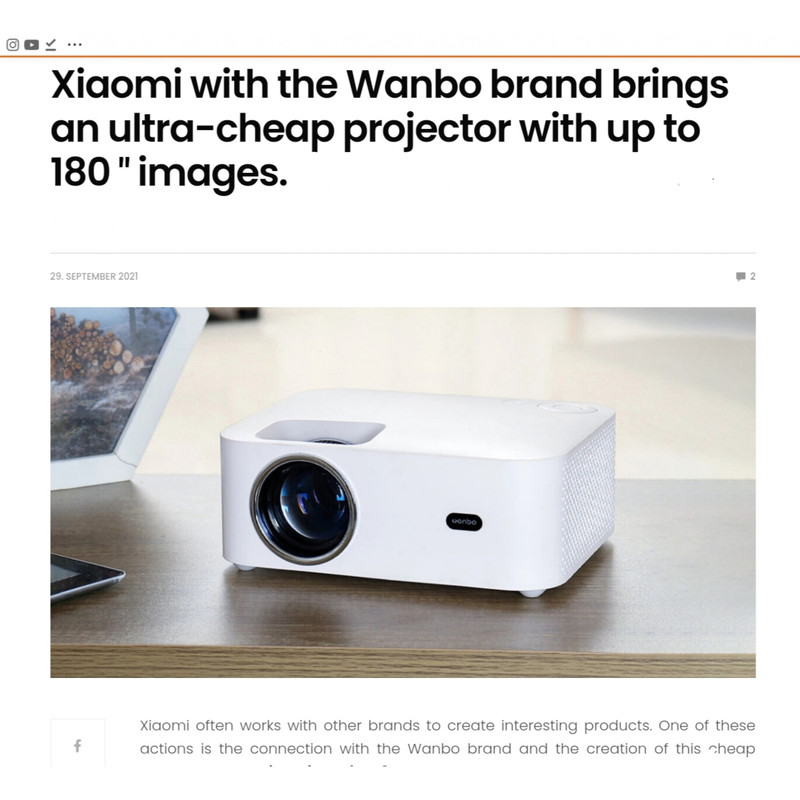 ویدئو پروژکتور ونبو مدل Wanbo X1 3