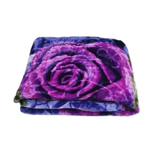 پتو یک نفره مدل گل برجسته سایز 220x160 سانتی متر