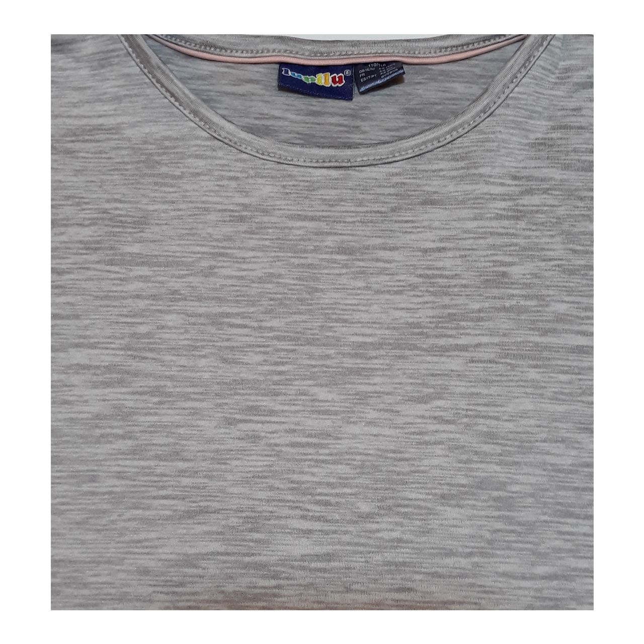 تی شرت آستین بلند دخترانه لوپیلو کد 3072 مجموعه 2 عددی - - 4