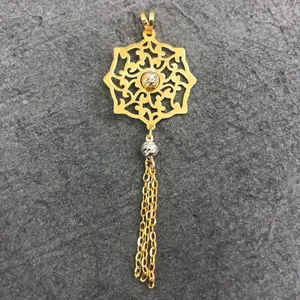 آویز گردنبند طلا 18 عیار زنانه دوست خوب مدل dk837