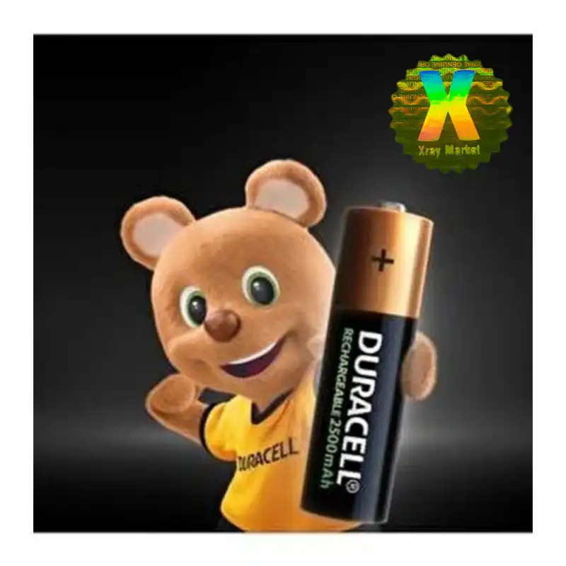 باتری قلمی قابل شارژ دوراسل مدل RECHARGEABLE 2500mAh XRAY بسته دو عددی