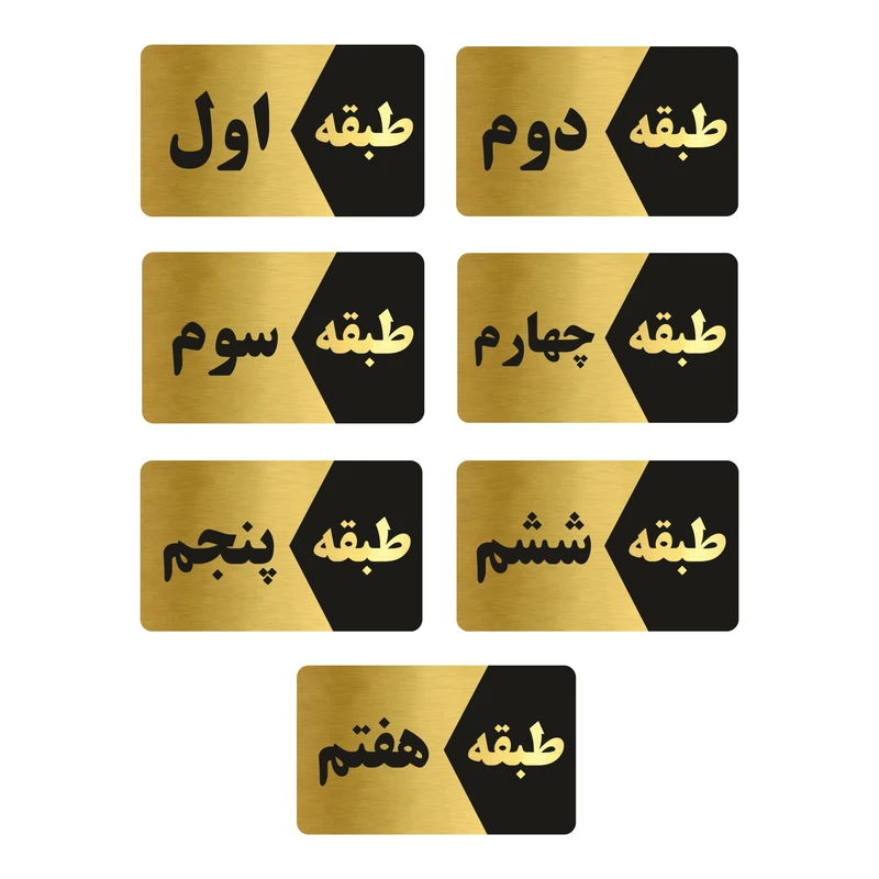 تابلو راهنما طرح طبقات مدل GNG807 مجموعه 7 عددی