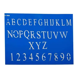 شابلون طرح حروف واعداد کد Fr566