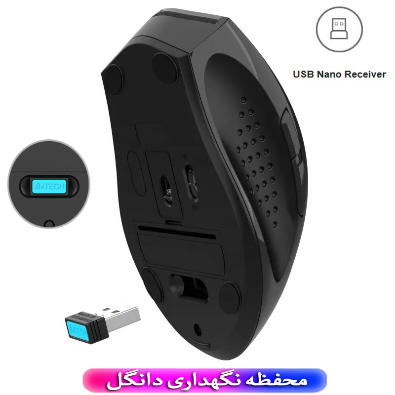 ماوس بی سیم ای فورتک مدل FSTYLER-FG-55-S-PLUS-SILENT