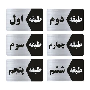 تابلو راهنما طرح طبقات مدل GNS806 مجموعه 6 عددی