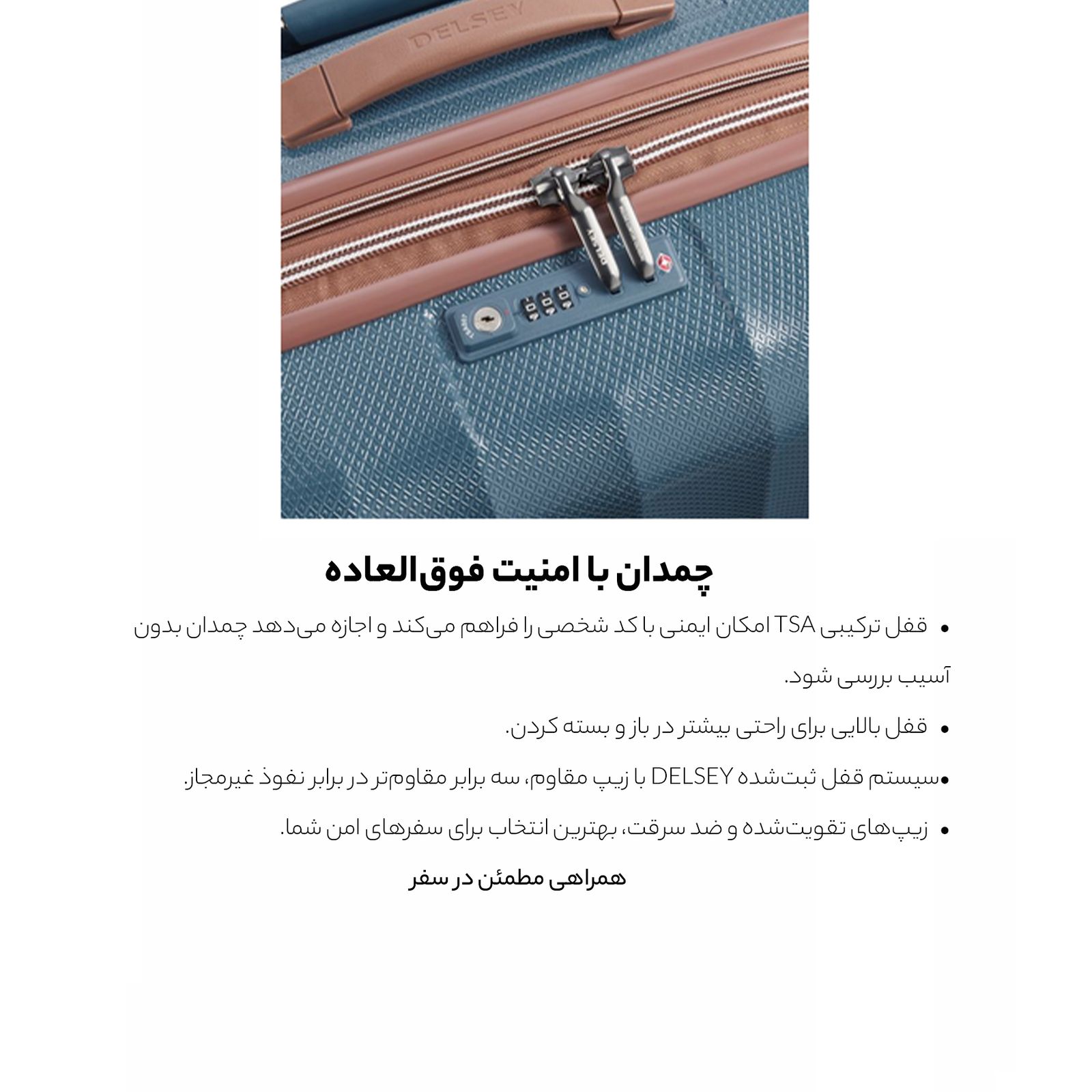 چمدان دلسی مدل ST TROPEZ کد 2087830 سایز بزرگ -  - 81